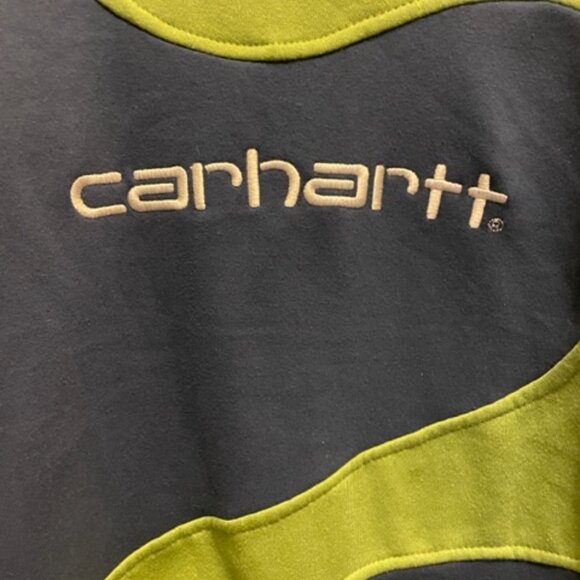 NWT Carhartt repurposed sweatshirt by Vintage Rework London UNIQUE - Picture 3 of 6